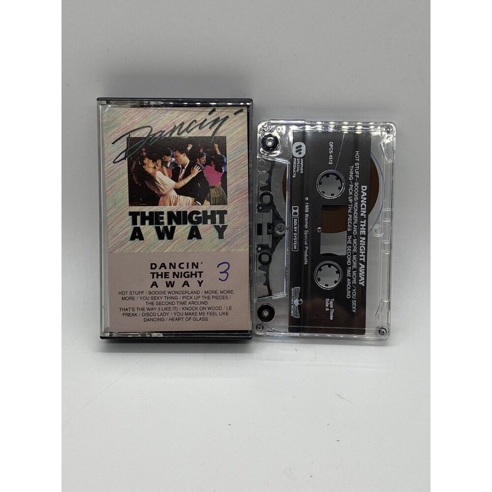Dancin' The Night Away Cassette Various Artists 1988 Warner Communications